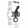 Анальный стимулятор No.62 Dildo With Metal Ring - 18 см.