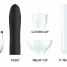 Черный набор Twister 4 in 1 Rechargeable Couples Pump Kit