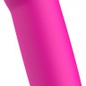 Ярко-розовая рельефная вибропуля Bmine Basic Reflex - 7,6 см.