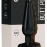 Черная коническая анальная пробка Basic 5 Inch - 12,7 см.