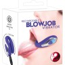 Фиолетовый вибратор для усиления ощущений от оральных ласк Blowjob