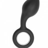 Анальный стимулятор No.63 Dildo With Metal Ring - 13,5 см.