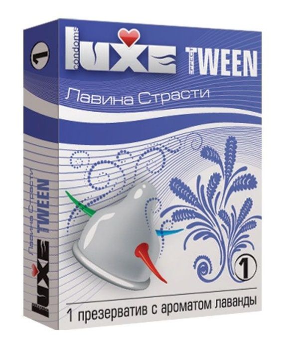 Презерватив Luxe Tween "Лавина страсти" с ароматом лаванды - 1 шт.