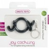 Черное эрекционное кольцо Joy Cocking