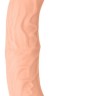 Телесный двусторонний фаллоимитатор Double Dong - 36 см.
