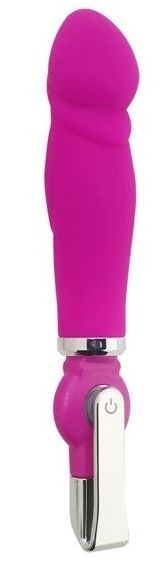 Розовый вибратор ALICE 20-Function Penis Vibe - 17,5 см.