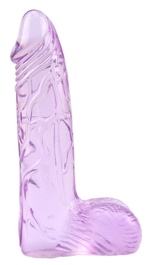 Фиолетовый фаллоимитатор Ding Dong 6" - 15,2 см.