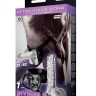 Прозрачный фаллоимитатор с креплением на поясе кольцом INVISIBLE HUNTER 7INCH DONG AND HARNESS - 17,8 см.