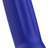 Синяя рельефная вибропуля Bmine Basic Reflex - 7,6 см.