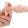 Телесная витая анальная пробка Rounded 4 Inch - 10 см.