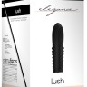 Черная вибропуля Turbo Rechargeable Bullet Lush - 9,8 см.