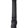Черный безремневой вибрострапон Silicone Bendable Strap-On - size XL