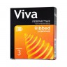 Ребристые презервативы VIVA Ribbed - 3 шт.