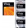 Ребристые презервативы VIVA Ribbed - 3 шт.