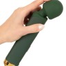 Зеленый wand-вибромассажер Luxurious Wand Massager - 22,2 см.