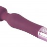 Фиолетовый жезловый вибратор Wand Vibe - 18,4 см.