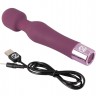 Фиолетовый жезловый вибратор Wand Vibe - 18,4 см.