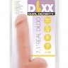 Телесный фаллоимитатор-реалистик Dual Density Dildo - 18 см.