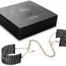 Чёрные дизайнерские наручники Desir Metallique Handcuffs Bijoux