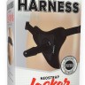 Черные трусики для страпона HARNESS Locker размера XS-M