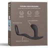 Чёрное эрекционное кольцо с анальной пробкой Bootie Ring