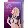 Черная портупея H.E.L. Kim с перьями
