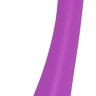 Фиолетовый вибромассажер SLIM NECK G-FLEX - 17,7 см.