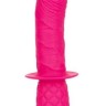 Розовый стимулятор Silicone Grip Thruster
