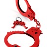 Металлические красные наручники Designer Metal Handcuffs