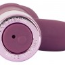 Фиолетовый вибратор-кролик с ребрышками Rabbit Vibe - 16 см.
