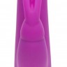 Лиловый вибратор Curve Thrusting Rechargeable Rabbit Vibrator - 24,1 см.