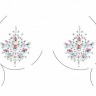 Сверкающие пэстисы Dazzling Nipple Bling Sticker
