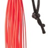 Красная мини-плеть из резины Rubber Mini Whip - 22 см.