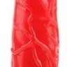 Красный реалистичный вибратор Hot Storm Devilish X1 - 23,4 см.