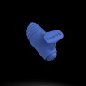 Синий вибростимулятор на пальчик Bteased Basic Finger Vibrator