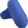Синий вибростимулятор на пальчик Bteased Basic Finger Vibrator