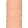 Телесный фаллоимитатор без мошонки Silicone Dildo Without Balls - 19,2 см.