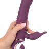 Фиолетовый вибратор-кролик Javida - 25,5 см.