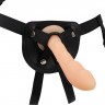Телесный страпон Cavelier Strap-On - 15 см.