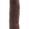 Коричневый фаллоимитатор Lascivious Dildo - 21,4 см.