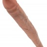 Двусторонний кофейный дилдо 16" Tapered Double Dildo - 40,6 см.