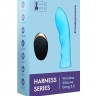 Голубой вибрострапон Vander Wireless Silicone Dong - 14 см.