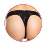 Трусики с  вибропулей Plus Size Black 
