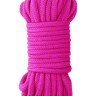 Розовая веревка для бондажа Japanese Rope - 10 м.