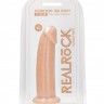 Телесный фаллоимитатор без мошонки Silicone Dildo Without Balls - 22,8 см.