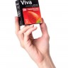 Цветные презервативы VIVA Color&Aroma с ароматом клубники - 3 шт.