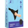 Телесный вибрострапон Vander Wireless Silicone Dong - 14 см.