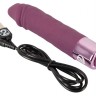 Фиолетовый вибратор-реалистик Realistic Vibe - 14,3 см.