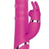 Розовый вибратор-кролик NAGHI NO.42 RECHARGEABLE DUO VIBRATOR - 24 см.