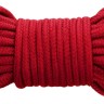 Красная веревка для связывания Thick Bondage Rope - 10 м.